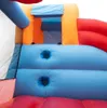 Aufbewahrungsboxen Behälter Schöne Kinder Aufblasbare Springschloss mit Pool und Rutsche Fügen Sie Luftgebläse-Spielzeugspielzeug ein