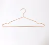 200 шт. Розовое золото металлическая одежда рубашки вешалка с канавкой, сверхмощные сильные пальто вешалки, костюм вешалка SN2049