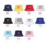 Simples Trump Bucket Sun Cap EUA Eleição Presidencial Trump 2024 Chapéu Pescador Primavera Outono Outdoor Bonés 3 estilos com cores diferentes