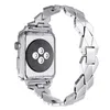 Women Ladies Paspaps Pasek do Apple Watch Ultra 49mm 41mm 45 mm 42 mm 38 mm 40 mm 44 mm metalowy metalowy pasek bransoletki ze obserwacyjną Seria IWatch Seria 8 7 6 SE 5 4 3