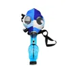 Tuyaux de masque à gaz de fumée de silicone Tuyaux d'eau de narguilé Shisha Crâne de la FDA