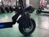 Scooter électrique tout-terrain adulte à pneu simple/double moteur de 11 pouces avec support de siège absorption des chocs multiples