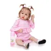 Mode Reborn Boneca Bébé Poupée Jouets Corps En Silicone Réaliste Nouveau-Né Toddler Poupée Jouets Enfants Playmate Cadeau D'anniversaire Q0910