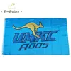 Drapeau des kangourous NCAA UMKC, 3x5 pieds (90cm x 150cm), bannière en Polyester, décoration volante pour la maison et le jardin, cadeaux de fête