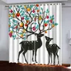 Modern Blackout Curtain Printing animal Room Drapes Custom Fashion Window Curtains