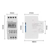 Minuteries TM622 1 seconde intervalle grand écran LCD minuterie Programmable interrupteur relais de temps numérique éclairage électronique