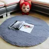 Ruldgee fluffy runda rug matta cirklar vardagsrum alfombra soffbord filtrum sovrum säng matta dator stol yoga 210626