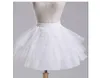 2022 White or Black Short Petticoats 2021 Women A Line 3 Layers Underskirt For Wedding Dress jupon cerceau mariage