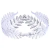 Grecka rzymska bogini Olive Leaf Wedding Party Crown Bridal Tiara Bride Hair Hoop Akcesoria Kobiet dziewczyna biżuteria do włosów 267k