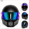 2021 Motorcycle Helmet ATV-1 For "Simpson STYLE" Street Pig Bandit For Karting ATV-1 fiberglass Drag Full Face Helmet DOT ECE Q0630