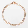 Bracelet Link Rolo Link 4mm Femmes 4 mm 585 Chaîne rempli de mode Bijoux de mode accessoires de bijoux 20 cm DCB60299P5893059