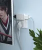 Компьютерные аксессуары US 3 в 1 разгибатель Electrical Adapter 180 градусов Регулируемая мини -форма зарядка мобильного телефона C3752946