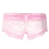 Calcinha feminina crotchless sissy para sexo lingerie erótica homens ver através de roupa interior gay masculino tanga padrão floral t-back brie224n