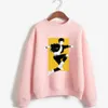 Hip Hop Banana Peixe Hoodie Rodada Decote mangas compridas e solta unisex y0816