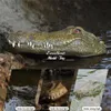 Q2 2.4G Remote Control Crocodile Head, RC Animals, Electric Funny& Scary Toy, Swim in Water, Joke& Trickery, Boy Christmas Kid Birthday Gift, 2-1