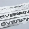 Значок эмблемы буквы для Range Rover Overfinch Car Styling Refiting Hood задний багажник Нижний бампер наклейка Chrome Black4789598