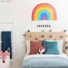 Big Rainbow Po Wallpaper On The Wall Stickers For Children Wallpaper Stickers Wallpaper In The Nursery Stencils For Walls 211112