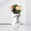 Modern Nordic Style Creative Portrait Vase Decoration Ornaments David Dressing Table Storage Bucket Home Decoration Accessories 1945 V2