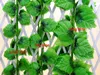 Simulation Blumenrebe gefälschte Rattanblätter Wand Deckendekoration Künstliche Pflanzen mit 100 PCS -Gurt 9789191