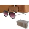 Hochwertige Designer-Sonnenbrille für Damen, 0363, Luxus-Herren-Sonnenbrille, UV-Schutz, Herrenbrille, Farbverlauf, Metallscharnier, modische Damenbrille mit Originalverpackung