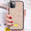 Luxury Bling Glitter Girl Style Fodral Crystal Diamond TPU PC-lock för Samsung S10 Plus S20 Fe S21 Ultra A11 A21 A31 A41 A51 A71 A21S A12 A32 4G 5G A52 A72 A02S A02 F62 A22