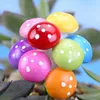 7 cores 2cm 3cm espuma de fada cogumelo cogumelo colorido decorações miniatura plantas artificiais gnomo gnomo bonito mushroon rre11678