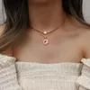 Chains 2021 Minimalist Natural Freshwater Pearl Pendant Cuban Link Chain Choker Necklace Stainless Steel Gold5826421