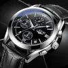 Lige horloge mannen sport quartz mode lederen klok heren horloges top merk luxe waterdicht zakelijk horloge relogio masculino 210527