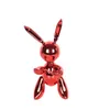 Style Electroplated Rabbit Figurine Resin Animal Statue Home Decoration Jeff Koons Balloon Sculpture Xmas Gifts Decor 2111082366251