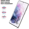 Case Friendly Screen Protector voor Samsung Galaxy S23 S22 S21 Ultra S20 S10 Vingerafdruk Ontgrendelen Gebogen HD Helder Gehard Glas Film izeso