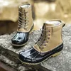 Bottes femmes neige hiver garder au chaud dame canard imperméable antidérapant en caoutchouc chaussures de pluie femme mode décontracté