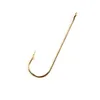 낚시 고리 500pcs Long Shank Aberdeen Fring Water Living Baits Hook Fish Jig Panfish Crappie Tackle Gold277S