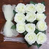 Cadeaux pour les femmes maison bricolage fleur artificielle blanc mariage voiture décoration poignée de porte rubans soie coin fleur Galand avec Tulle cadeaux ensemble