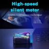 Cool RGB Light Gaming Cooler Silent выхлопные ноутбуки охлаждение прокладки 12-21 дюйма ноутбуков 3600RPM регулируемая скорость ветра