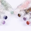 Natural Jadeite Arts and Crafts Roll-On Bottle Parfym Dispensed Colored Transparent Glass 10 ml Gåvor