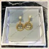 7 Style Fashion Womens Diamond Earrings Classic Hoop Earring for Woman Highly Quality Luxurys Designers Earrings Ladies Brands Gol6158163