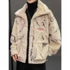 LINDSEY SEADER Mens Fleece Faux Fur Thin Parkas Jacket Winter Fashion Warm Coat Casual Outwear Streetwear Thin Coat Clothing 211023