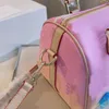 Bolso de almohada con degradado, bandoleras de hombro de calidad, bolso de mano con estampado de Retiro para mujer, bolsillo Interior clásico con cremallera de gran capacidad