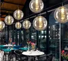 Стеклянные шарики подвесные светильники лестница современный минималистский ресторан творческий личностный индивидуальность кристалл дуплекс длинная люстра G9