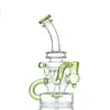 Cachimbo de água de vidro de 7 polegadas Dab Rig Hookah 14 mm Acessórios para fumar em conjunto