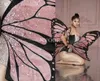 Designe Butterfly Big Wing Strass Bodysuit Weibliche Sexy Kristall Trikot Party Cosplay Kostüme Sänger Tänzerin Bühne Tragen Frauen Overall