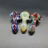 Smoking Pipe Glass Hand Pipes Manufacture Hand Blown Spoon Tube Oil Rig Burner 2.9 Inch High Quality Mini Bowl Unique Pot Tobacco Burners Tool In Store VS Bong Hookah
