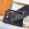 Top qulity women bag handbag square fat LOULOU chain Newset Classical womens large capacity shoulder high quality quilted messenger bags