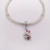 925 Sterling Silver Perles Cochon Charme Charms Convient Européenne Style Pandora Bijoux Bracelets Collier 792134EN117 AnnaJewel