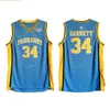 メンズ高校Kevin 34 Garnett Jersey Blue Tame Farragutバスケットボールジャージgarnett Unifient Sport Fans Sport Fans