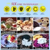 Expédition gratuite à la porte US Kolice etl Cuisine Cuisine Single Round Pan Round Rold Rold Fried Rouled Ice Cream Machine Snack Food Equipment