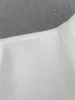 Eleganckie Kobiety Białe Koszulki Kołnierz Moda Damska Solid Szyfonowe Topy Słodkie Kobiece Chic Poliester Luźne Bluzki 210527