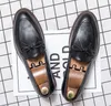 Genuine Leather Shoe Handmade Black Mens Loafers Tassel Man Dress Shoes Wedding Moccasin Party Footwear