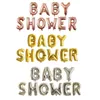 Party Decoration 32inch 16inch Gold Silver Baby Shower Letter Foil Balloons Banners OH Alphabet Balloon Birthday Wedding