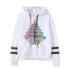 Men's Hoodies & Sweatshirts Hoodie Oversized Colorful Butterfly Christmas Tree Print Sweatshirt 2021 Harajuku Casual Pullover Loose Clothes
